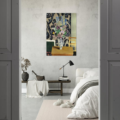 BOUQUET DE FLEURS POUR LE QUATORZE JUILLET 1919 - Henri Matisse Brushed Aluminum Print - 70x100 cm / 28x40 inches | Henri Matisse Aluminum Print | Henri Matisse Prints