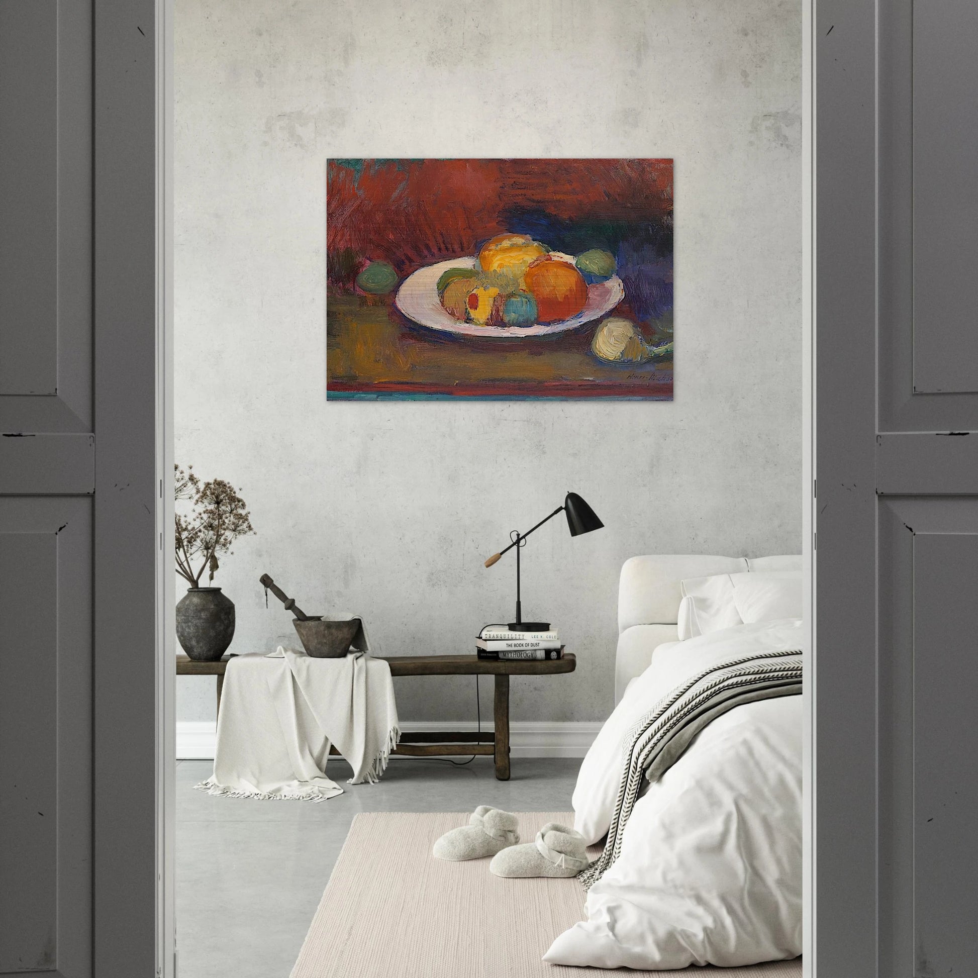 ASSIETTE DE FRUITS FRUIT DISH 1902 - Henri Matisse Brushed Aluminum Print - 70x100 cm / 28x40 inches | Henri Matisse Aluminum Print | Henri Matisse Prints