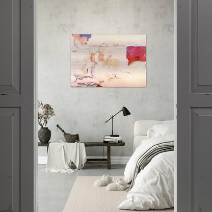 Untitled - Lyrical Abstraction - Menez Brushed Aluminum Print - 70x100 cm / 28x40 inches | Menez Aluminum Print | Menez Prints