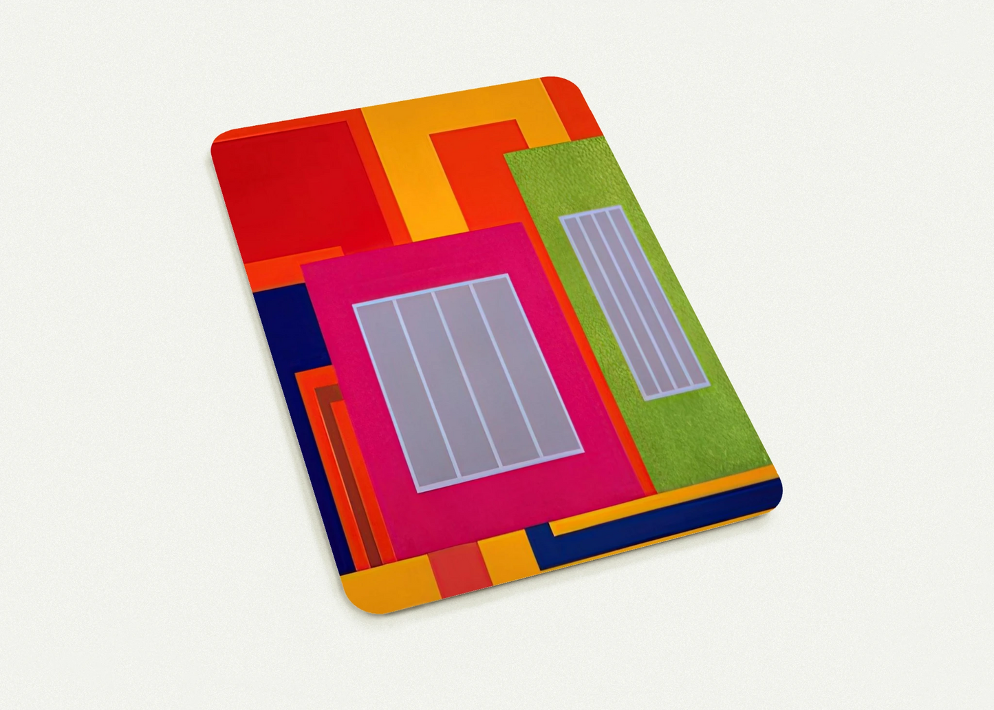 Joy Pop - 1998 By Peter Halley Pack of 10 Post Cards | Peter Halley Post Cards | A6 (10.5 x 14.8 cm) - 4.1 x 5.8 inches