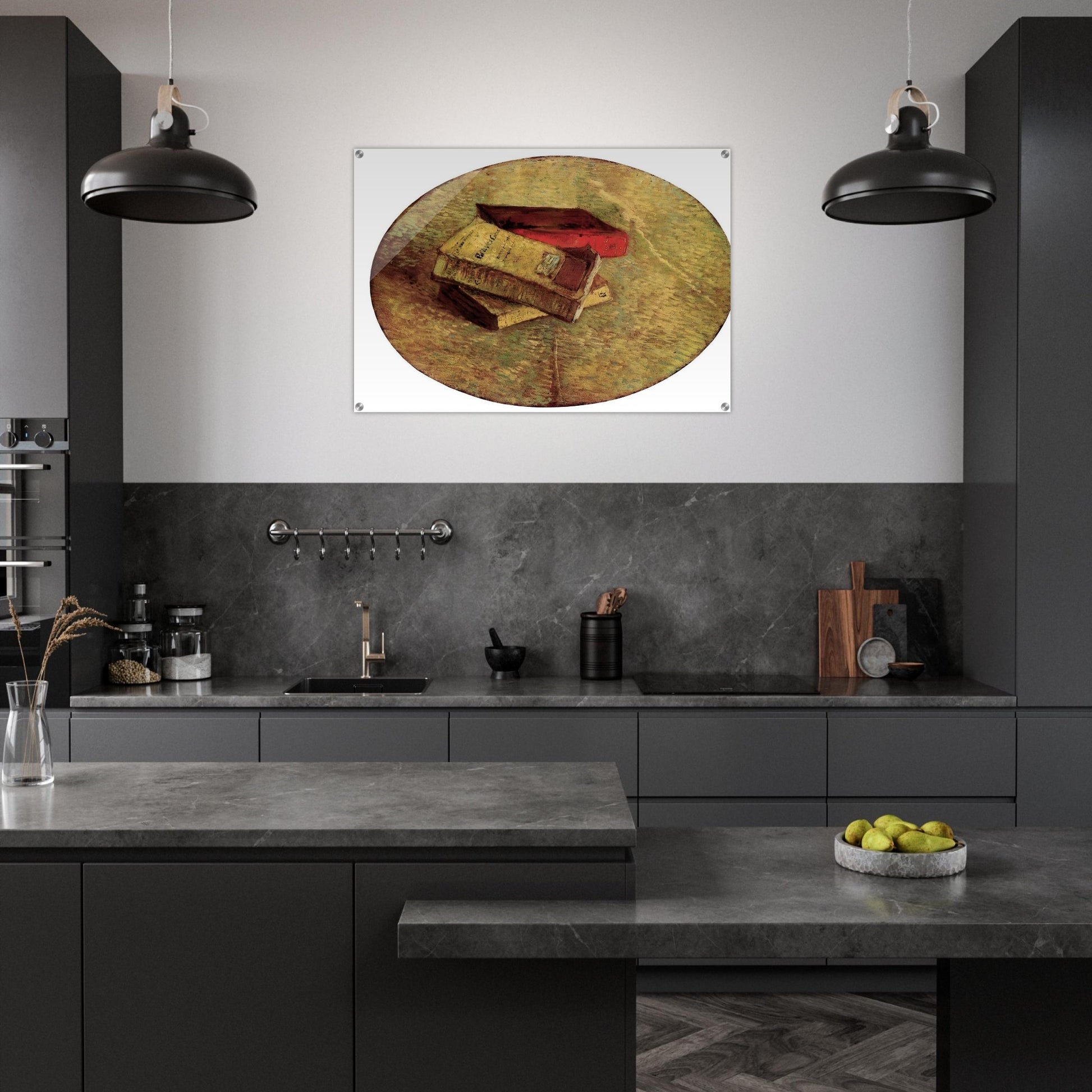 Still Life with Three Books - Vincent van Gogh Acrylic Print - 70x100 cm / 28x40″ inches | Vincent van Gogh Wall Art | Vincent van Gogh Prints