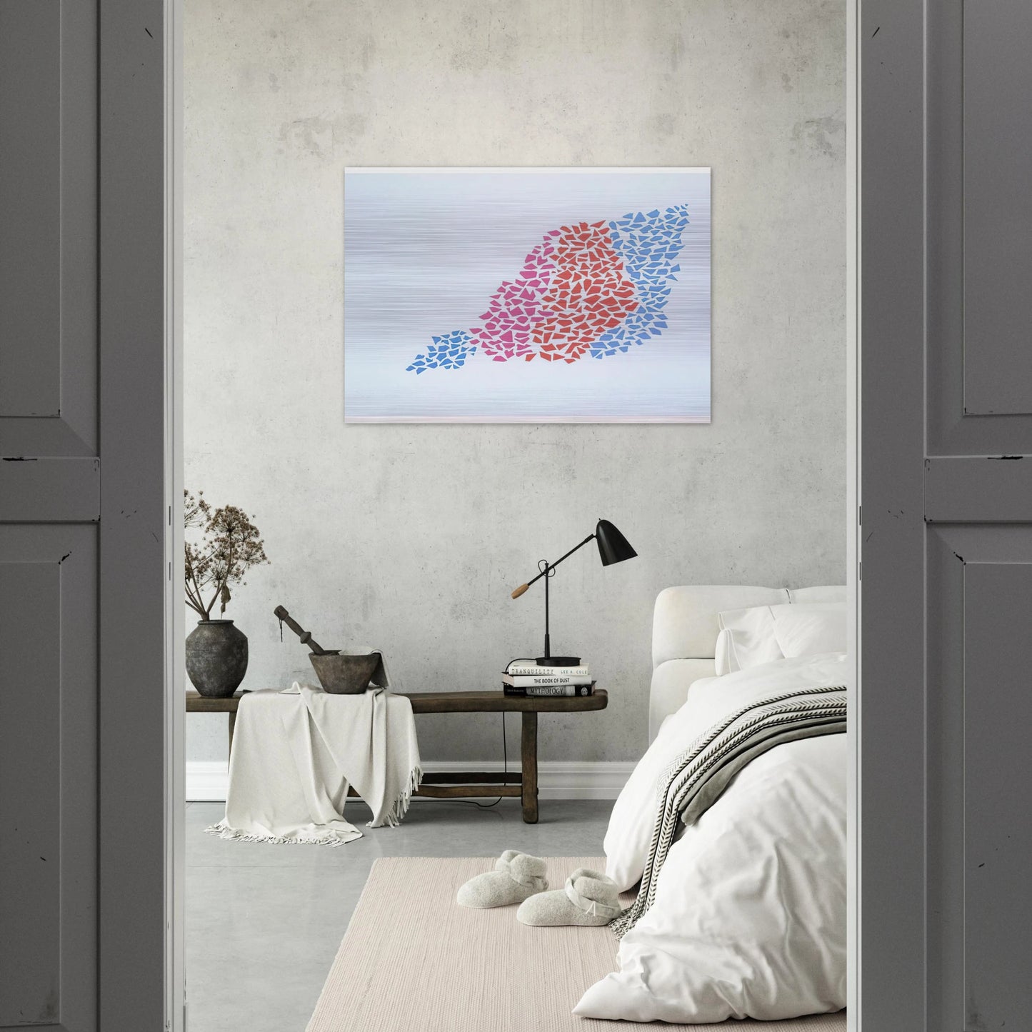Confetti Pattern Portfolio #2 - 1973 - Robert Goodnough Brushed Aluminum Print - 70x100 cm / 28x40 inches | Robert Goodnough Aluminum Print | Robert Goodnough Prints