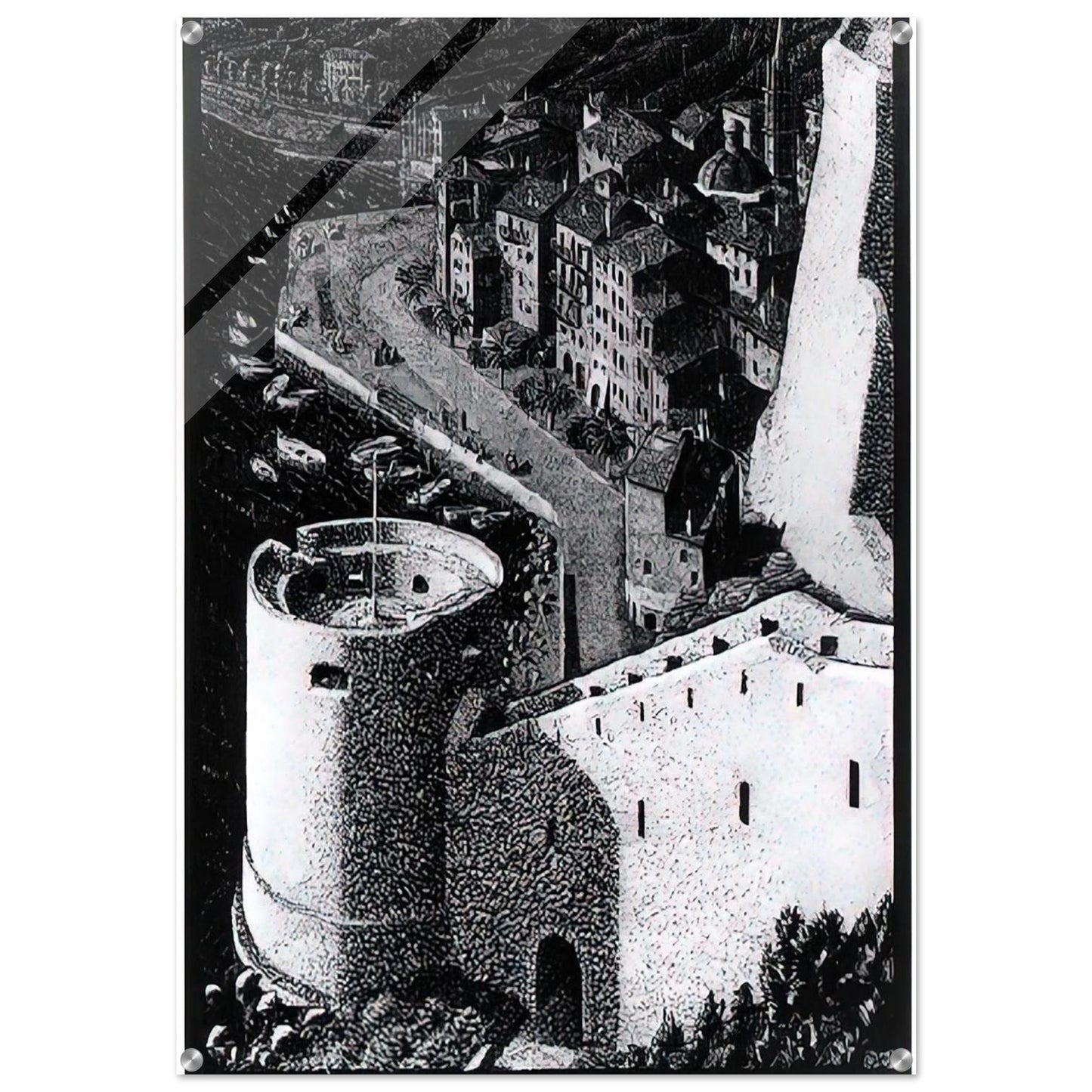 ESCHER (23) - MC Escher Acrylic Print - 70x100 cm / 28x40″ inches | Maurits Cornelis Escher Prints