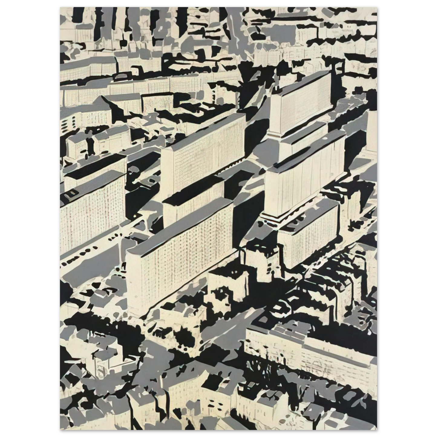Gerhard Richter - OWNSCAPE HA 1968  75x100 cm / 30x40inches Fine Art Poster