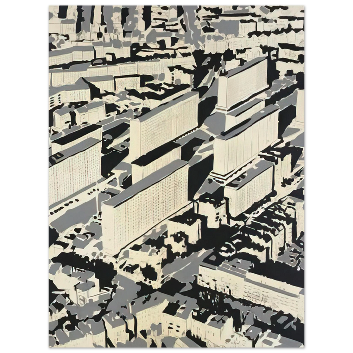 Gerhard Richter - OWNSCAPE HA 1968  75x100 cm / 30x40inches Fine Art Poster