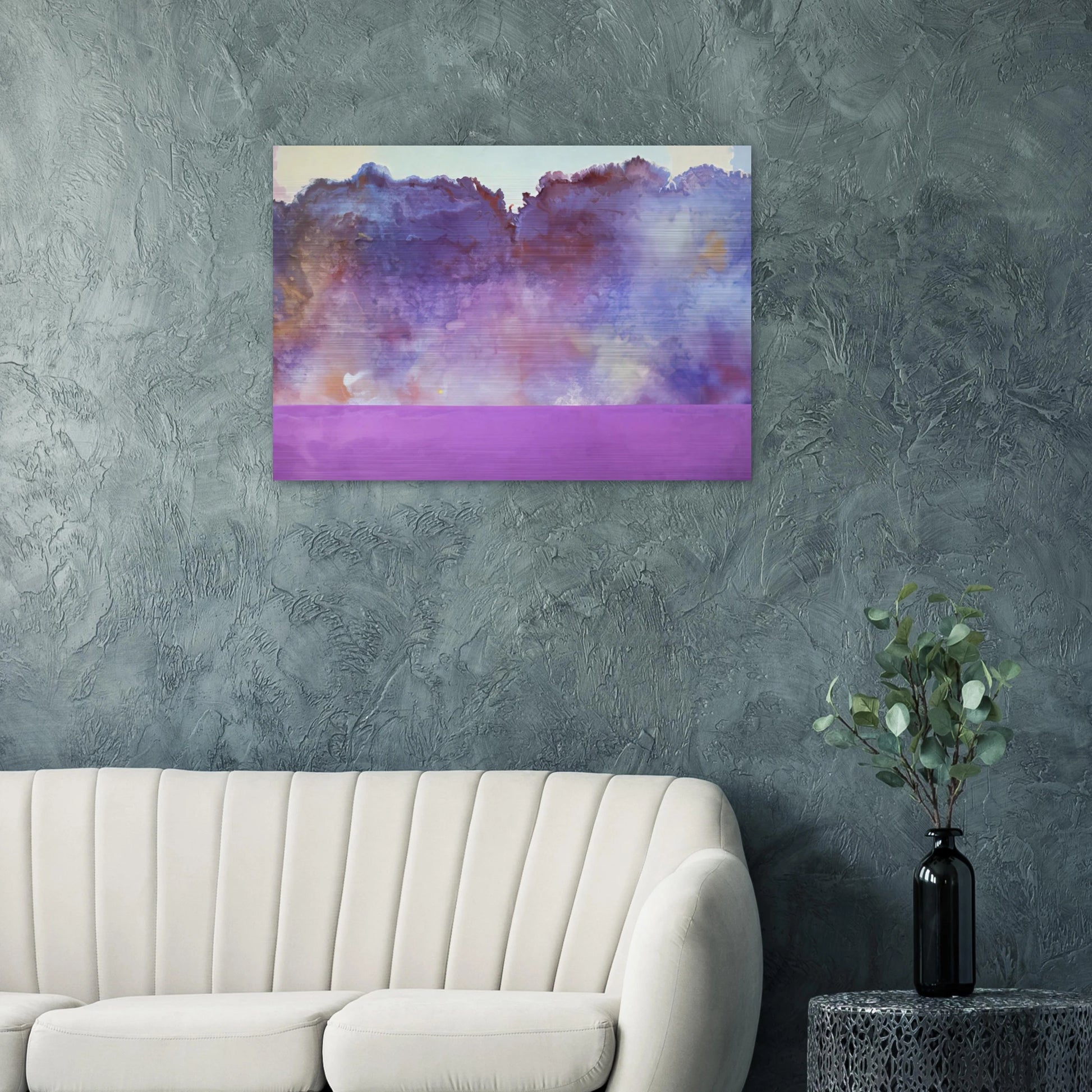 Diamond Lake - 1969 - Ronnie Landfield Brushed Aluminum Print - 70x100 cm / 28x40 inches | Ronnie Landfield Aluminum Print | Ronnie Landfield Prints