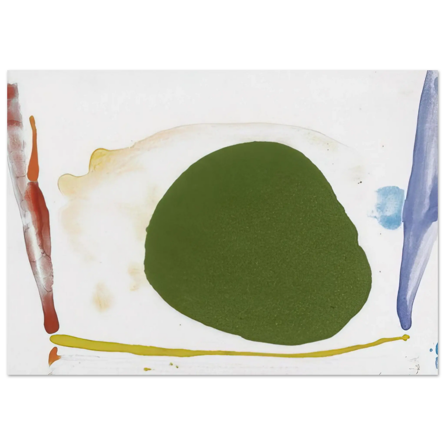 Helen Frankenthaler - Thanksgiving Day - 1973 Wall art - 13x18 cm / 5x7 Inches - Fine Art Poster - -