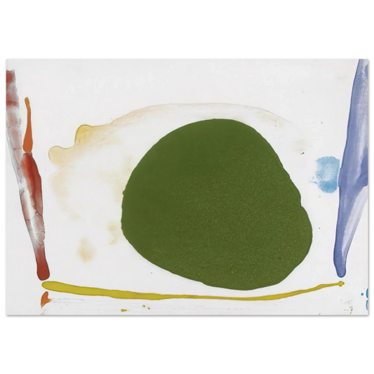 Helen Frankenthaler - Thanksgiving Day - 1973 Wall art - 13x18 cm / 5x7 Inches - Fine Art Poster - -