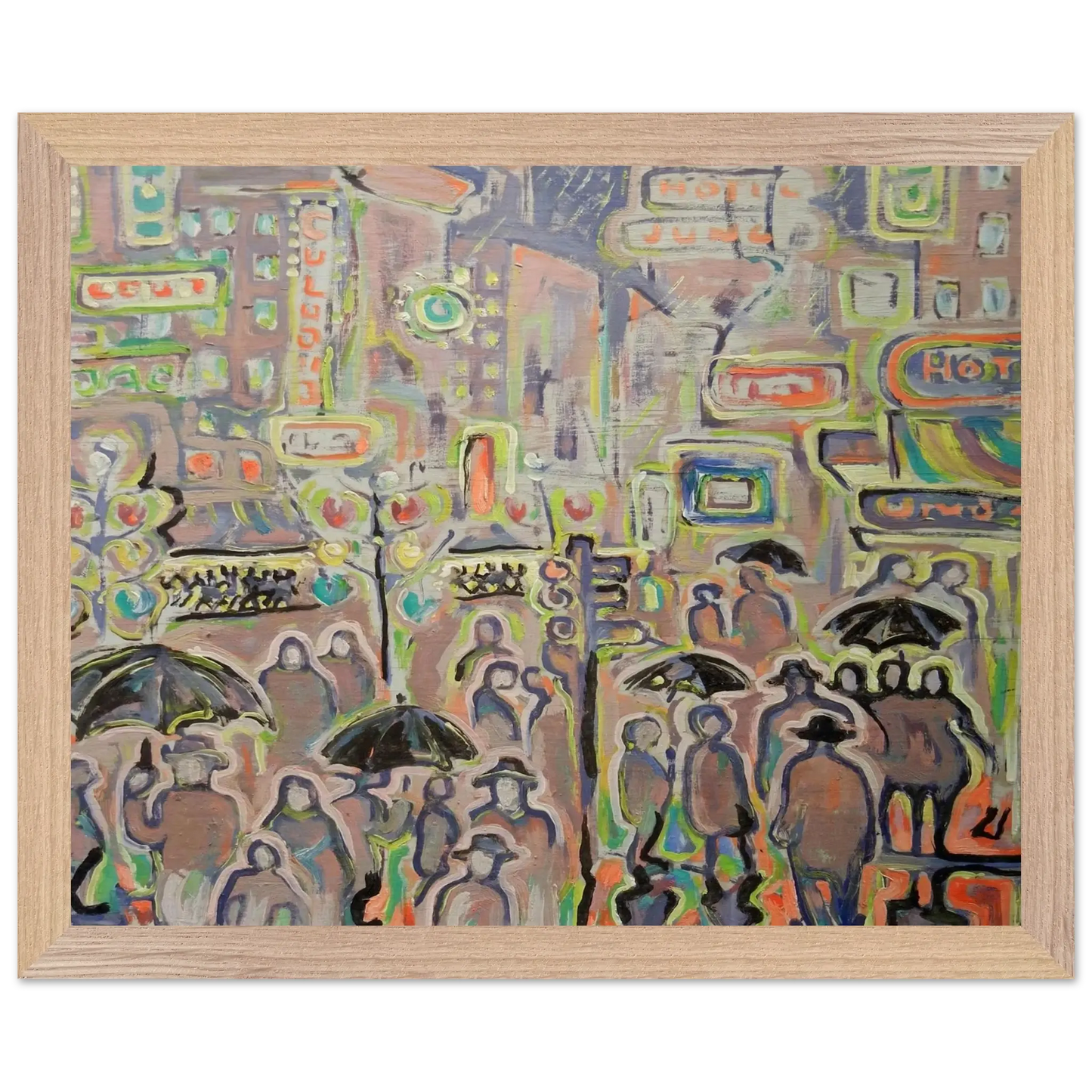 Walter Inglis Anderson - Walter Anderson Wall art - 28x43  cm / XL (11x17 inches) - Premium Wooden Framed Poster With Fine Art Paper - Wood frame