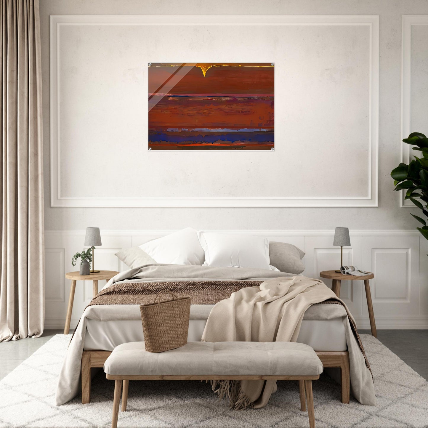 Desert Pulse, 1991- - Helen Frankenthaler Acrylic Print - 70x100 cm / 28x40″ inches | Helen Frankenthaler Wall Art | Helen Frankenthaler Prints
