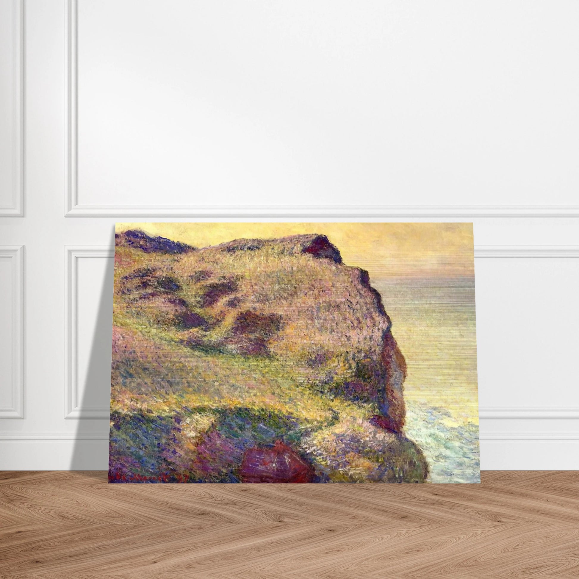 The Pointe du Petit Ailly - claude monet Brushed Aluminum Print - 70x100 cm / 28x40 inches | claude monet Aluminum Print | claude monet Prints