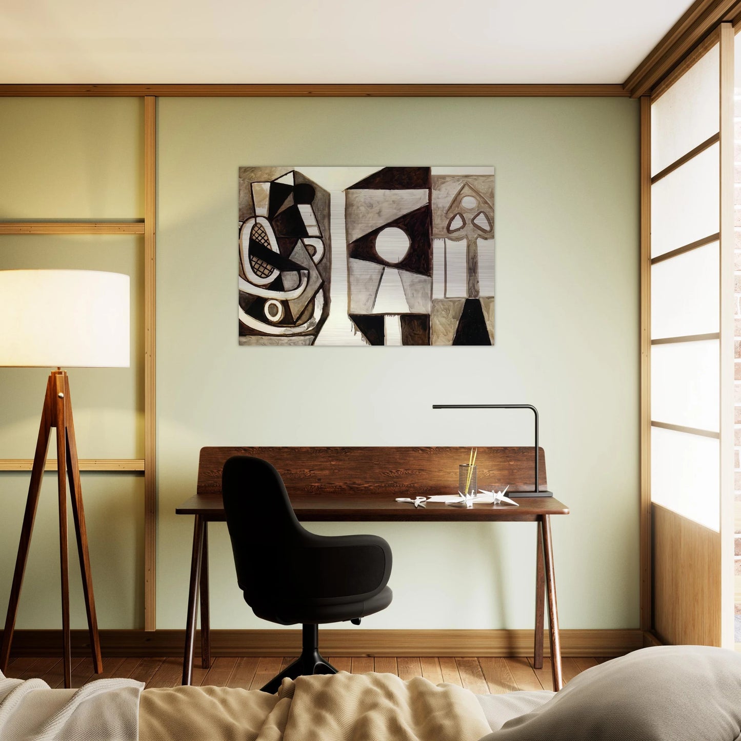 Armchair  California  - Pablo Picasso Brushed Aluminum Print - 70x100 cm / 28x40 inches | Pablo Picasso Aluminum Print | Pablo Picasso Prints
