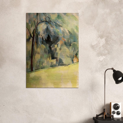 Morning in Provence - Paul Cézanne Brushed Aluminum Print - 70x100 cm / 28x40 inches | Paul Cézanne Aluminum Print | Paul Cézanne Prints
