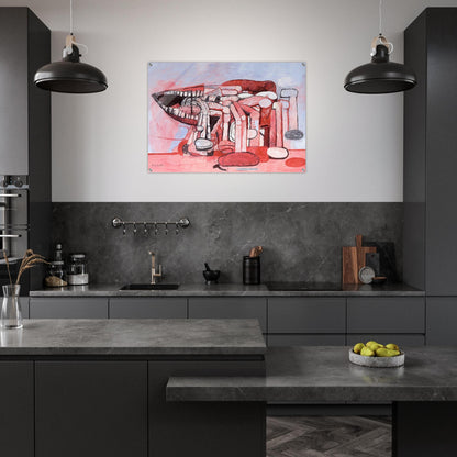 PAINTER S FORMS NO 2 1978 - Philip Guston Acrylic Print - 70x100 cm / 28x40″ inches | Philip Guston Wall Art | Philip Guston Prints