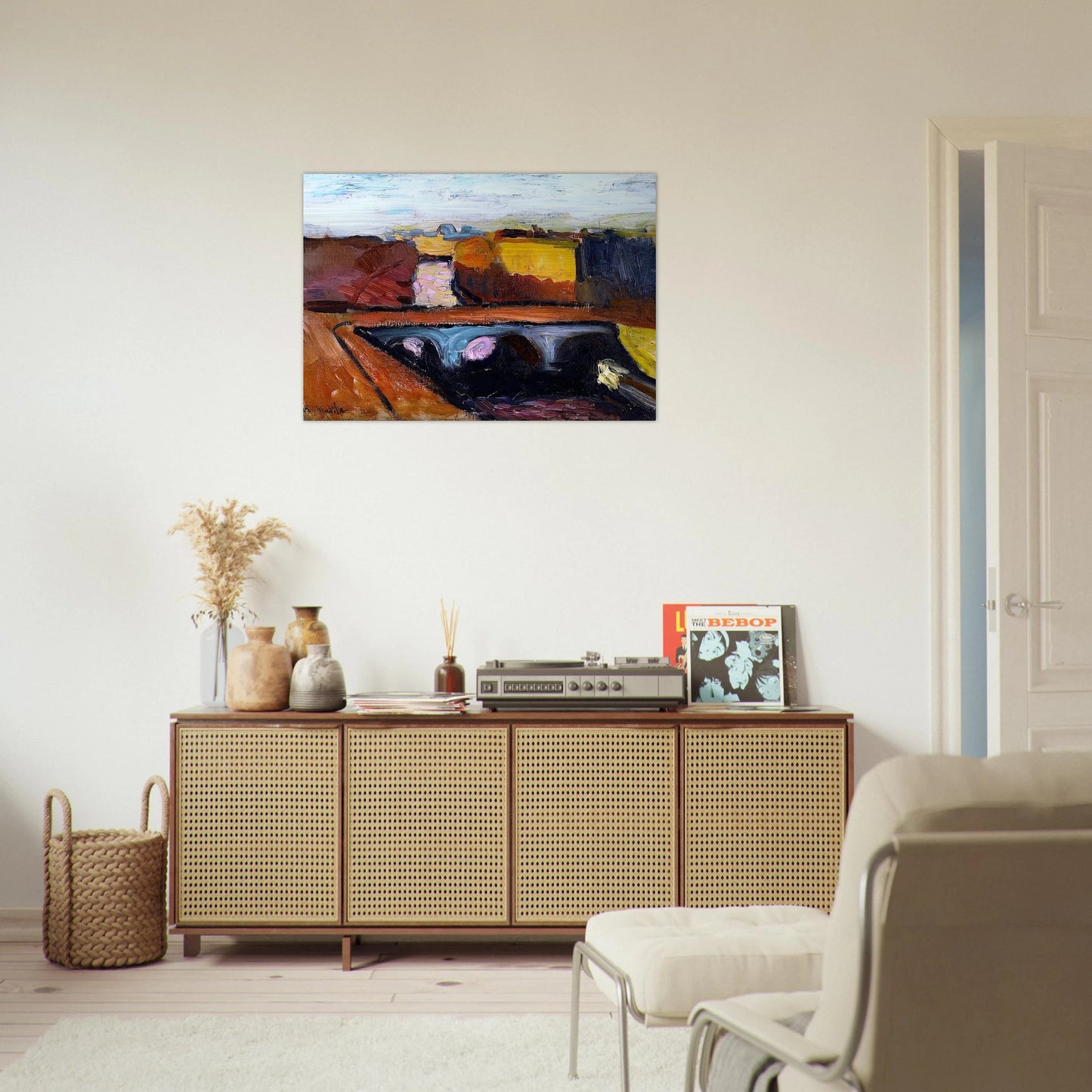 VIEW OF THE SEINE THE PONT SAINT MICHEL 1904 - Henri Matisse Brushed Aluminum Print - 70x100 cm / 28x40 inches | Henri Matisse Aluminum Print | Henri Matisse Prints