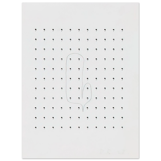 Dieter Roth - Stupidogramm - 1962  75x100 cm / 30x40inches Fine Art Poster