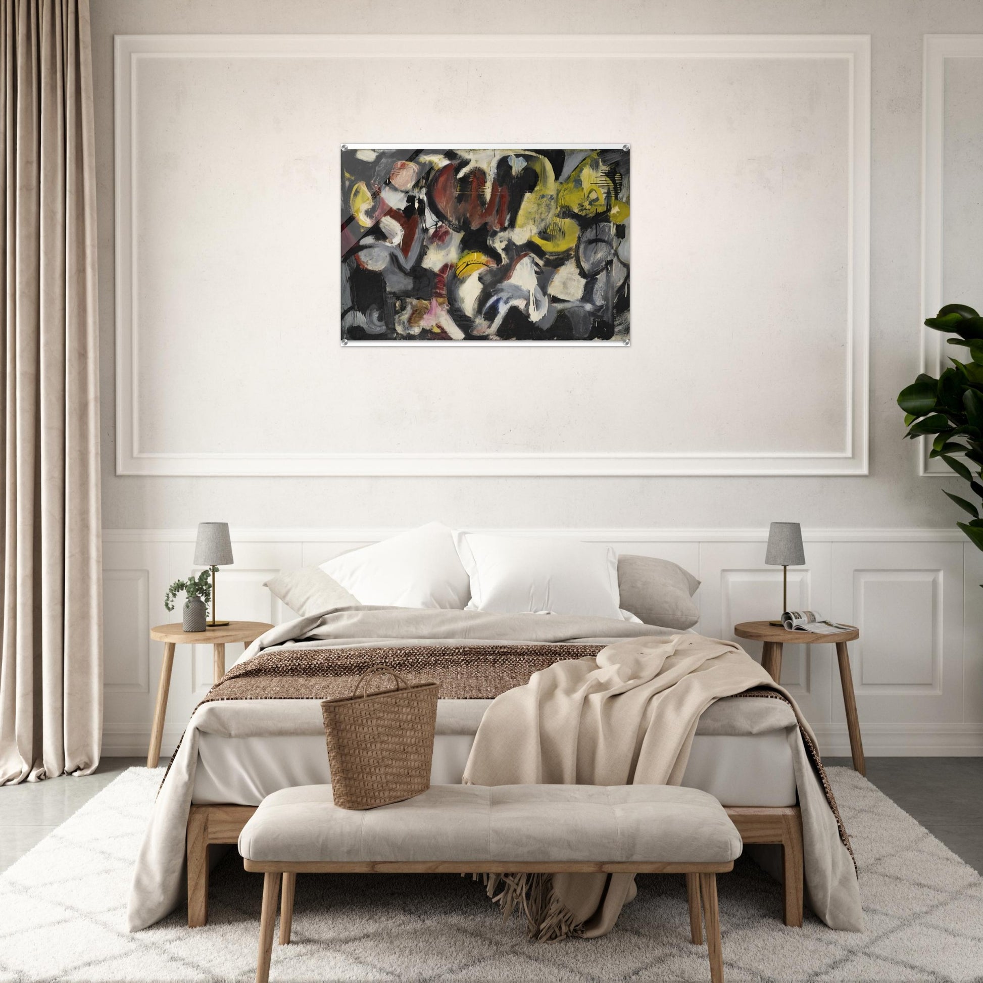 Months and Moons - Grace Hartigan Acrylic Print - 70x100 cm / 28x40″ inches
