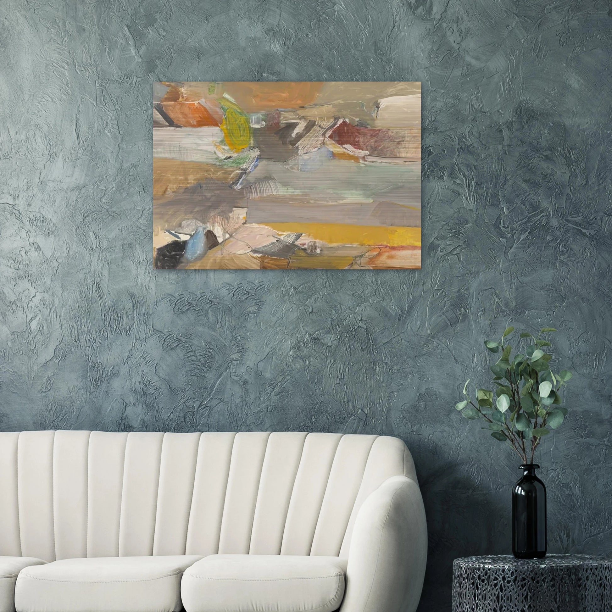 Berkeley #46 - Richard Diebenkorn Brushed Aluminum Print - 70x100 cm / 28x40 inches | Richard Diebenkorn Aluminum Print | Richard Diebenkorn Prints
