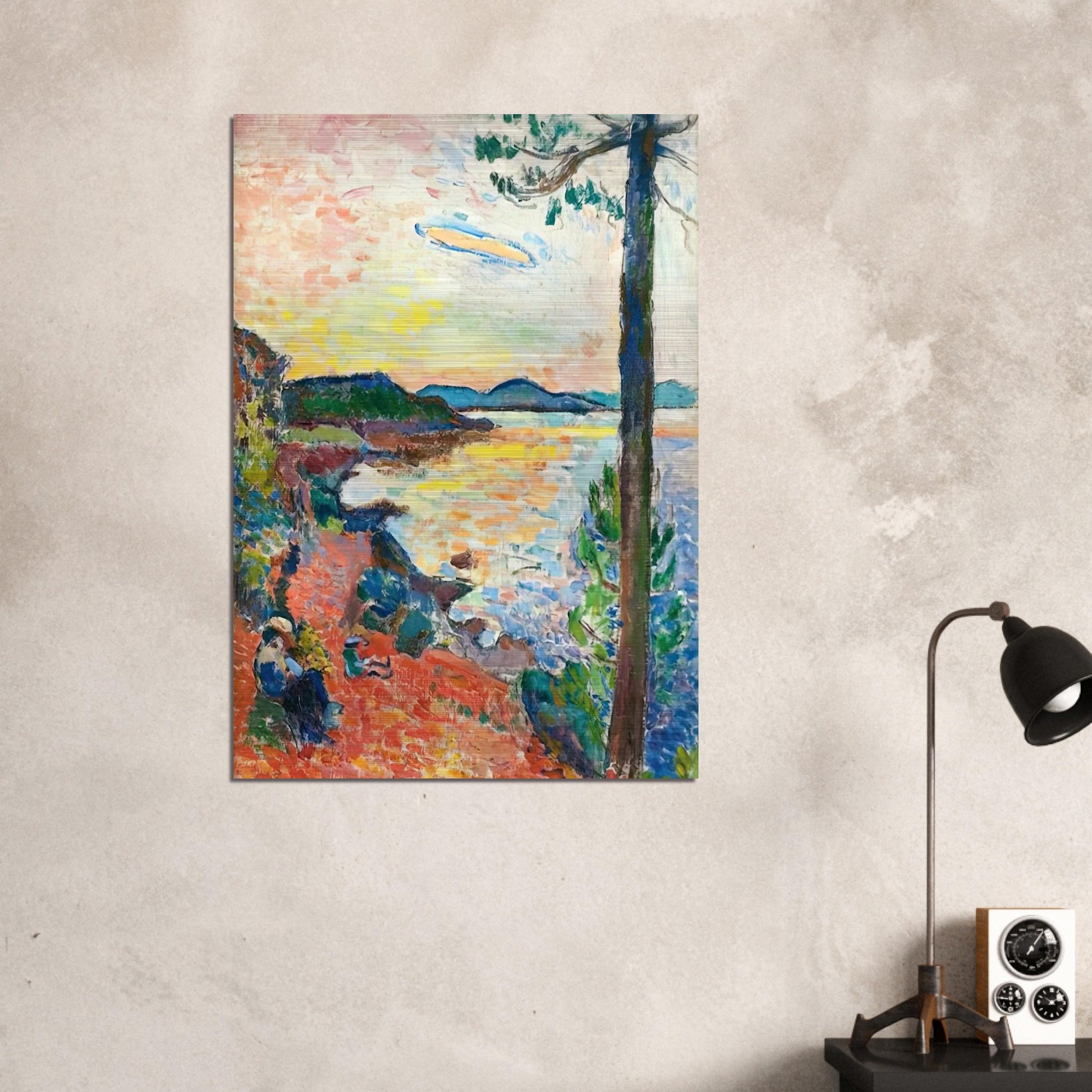 THE GULF OF SAINT TROPEZ 1904 - Henri Matisse Brushed Aluminum Print - 70x100 cm / 28x40 inches | Henri Matisse Aluminum Print | Henri Matisse Prints