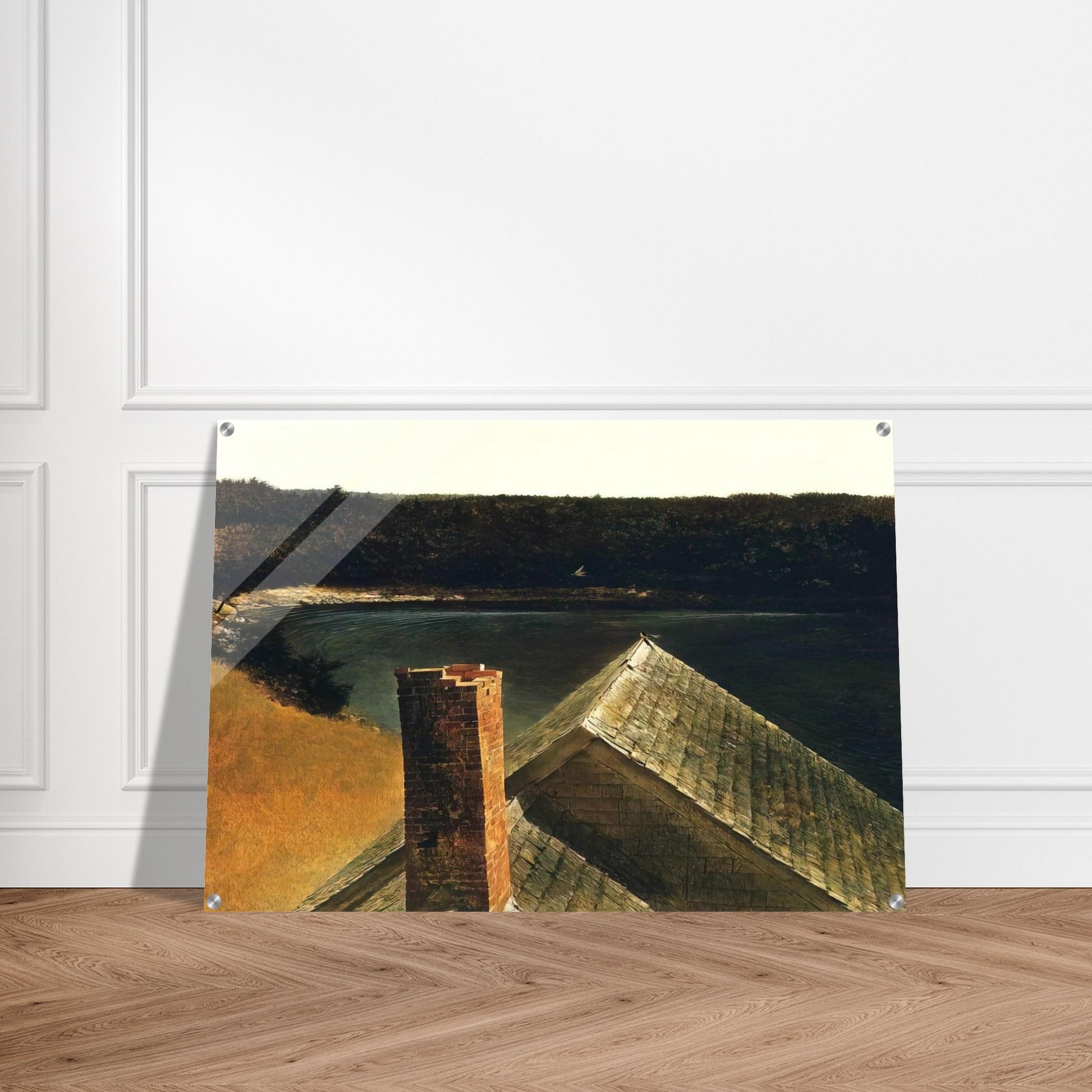 END OF OLSONS - Andrew Wyeth Acrylic Print - 70x100 cm / 28x40″ inches