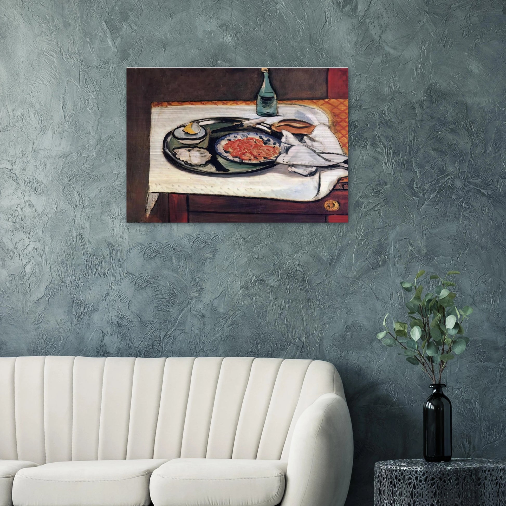 STILL LIFE WITH SHELLFISH - Henri Matisse Brushed Aluminum Print - 70x100 cm / 28x40 inches | Henri Matisse Aluminum Print | Henri Matisse Prints