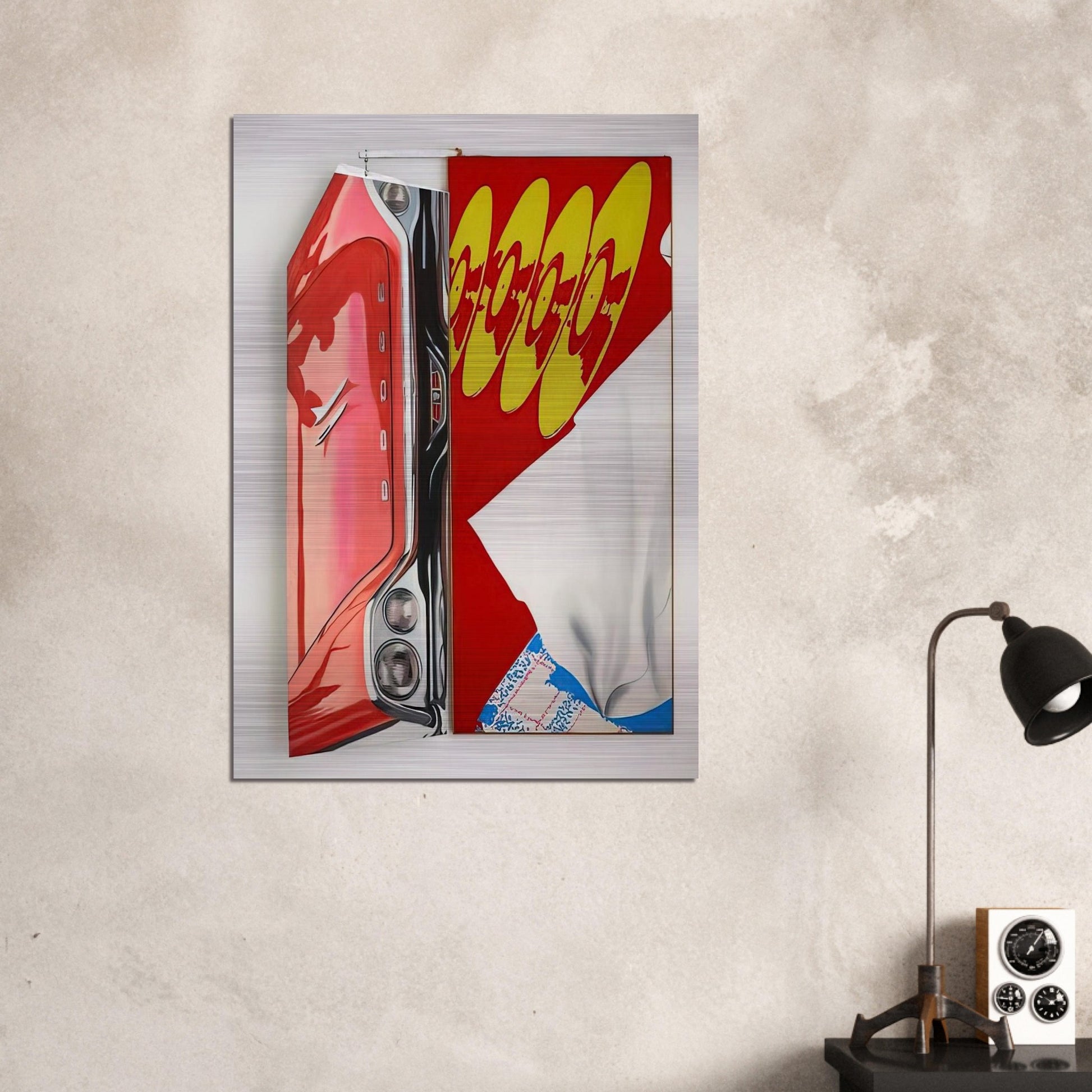 Disks - James Rosenquist Brushed Aluminum Print - 70x100 cm / 28x40 inches | James Rosenquist Aluminum Print | James Rosenquist Prints