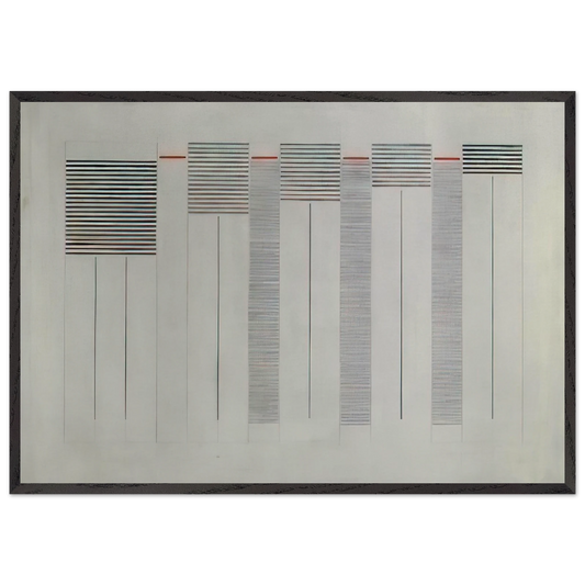 Acrilico n 12 - 1976 - Bice Lazzari 70x100 cm / 28x40 inches Framed Art Print – Black Wooden Frame