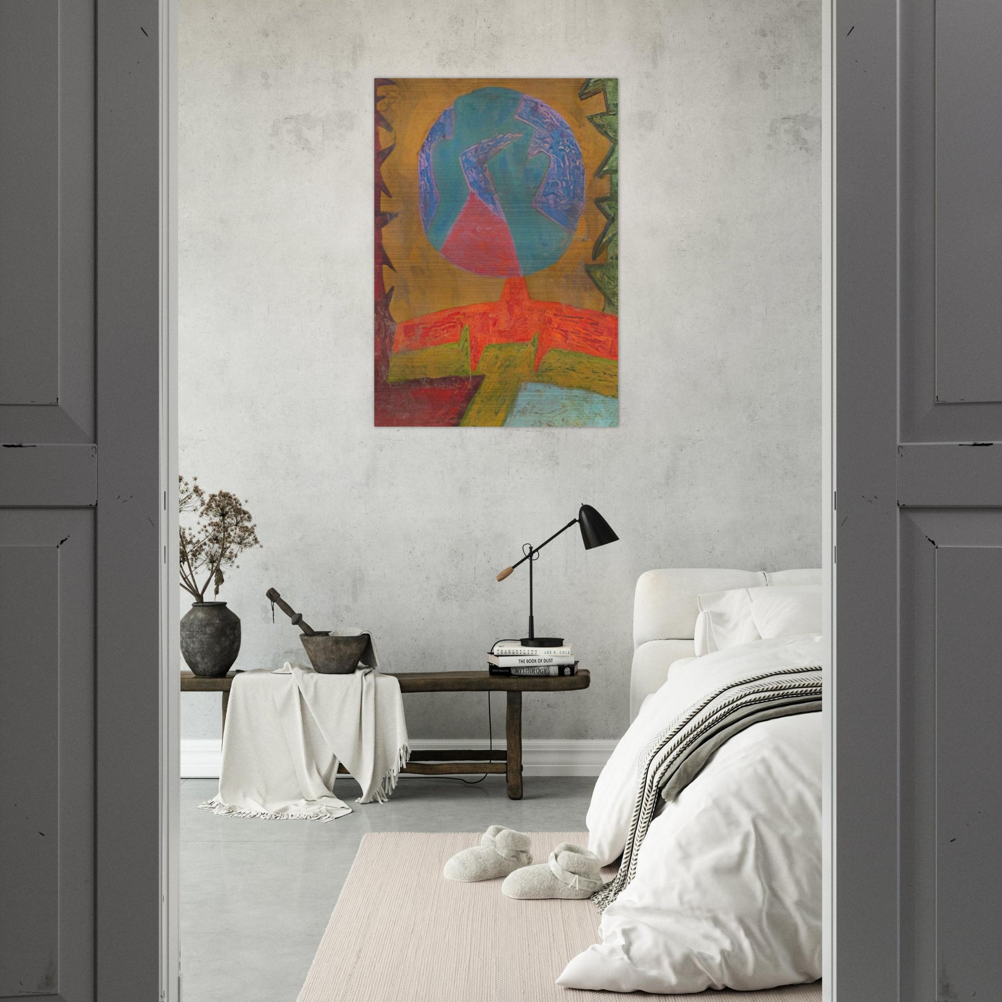 Luna - Pedro Coronel Brushed Aluminum Print - 70x100 cm / 28x40 inches | Pedro Coronel Aluminum Print | Pedro Coronel Prints