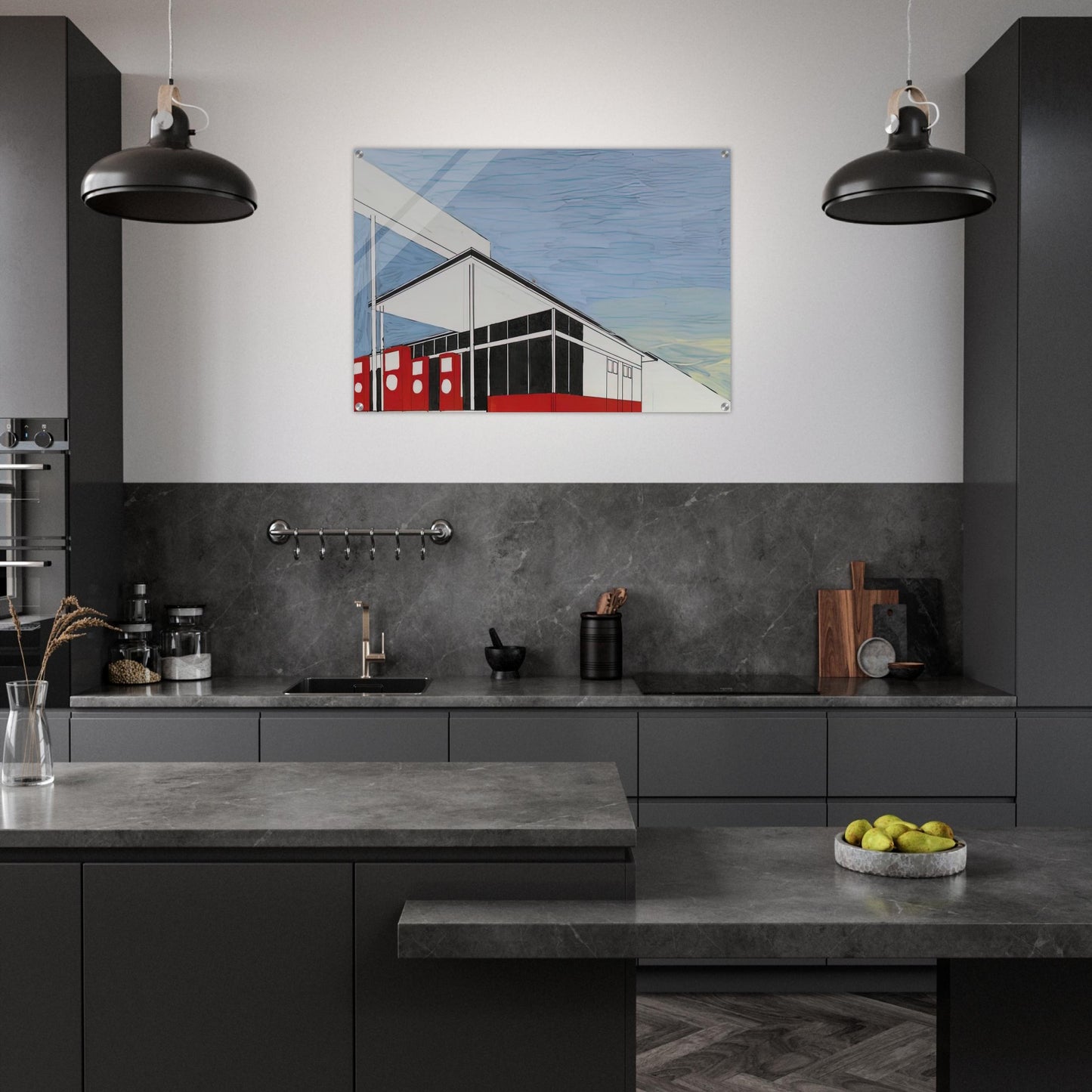 STANDARD STUDY 3 1963 - Edward Ruscha Acrylic Print - 70x100 cm / 28x40″ inches