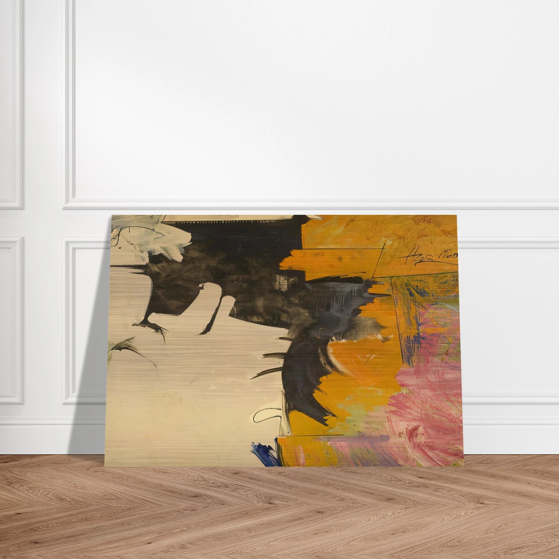 Psychoseismorama II - 1960 - Hassel Smith Brushed Aluminum Print - 70x100 cm / 28x40 inches | Hassel Smith Aluminum Print | Hassel Smith Prints