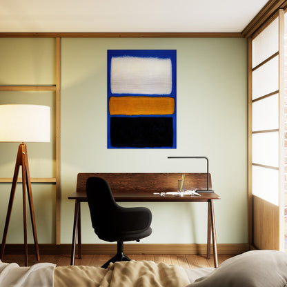 No. 16 - 1961 - Mark Rothko Brushed Aluminum Print - 70x100 cm / 28x40 inches | Mark Rothko Aluminum Print | Mark Rothko Prints