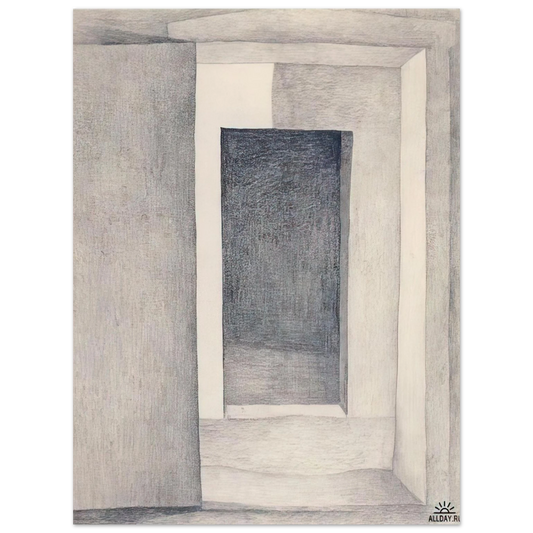 Georgia O'Keeffe - Patio Door Fine Art Poster