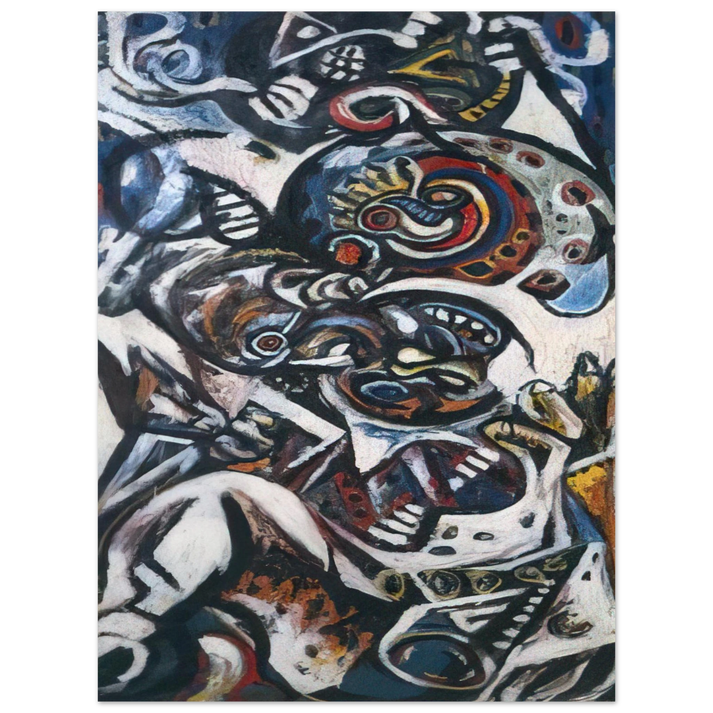 Jackson Pollock - BIRTH  75x100 cm / 30x40inches Fine Art Poster
