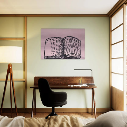 UNTITLED BOOK - Philip Guston Brushed Aluminum Print - 70x100 cm / 28x40 inches | Philip Guston Aluminum Print | Philip Guston Prints