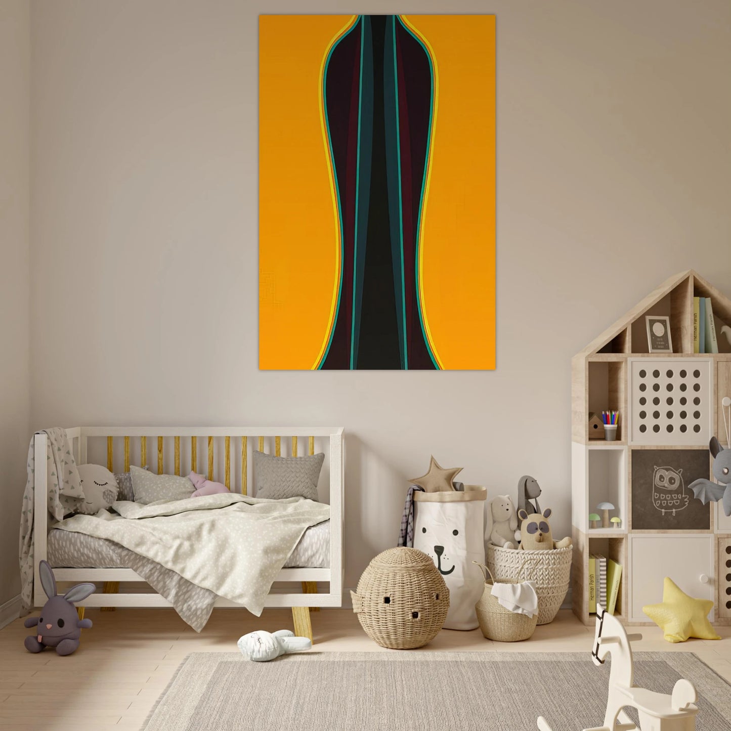 Archimage #2 - 1976 - Lorser Feitelson Art Prints - 100x150 cm / 40x60″ inches | Lorser Feitelson Poster | Lorser Feitelson Prints