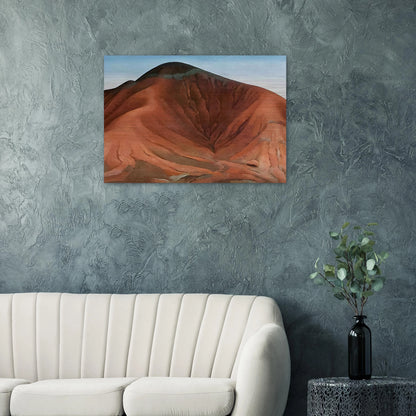 Small Purple Hills - Georgia O'Keeffe Brushed Aluminum Print - 70x100 cm / 28x40 inches | Georgia O'Keeffe Aluminum Print | Georgia O'Keeffe Prints