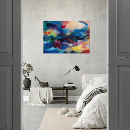 Noble Numbers - Alice Baber Brushed Aluminum Print - 70x100 cm / 28x40 inches | Alice Baber Aluminum Print | Alice Baber Prints