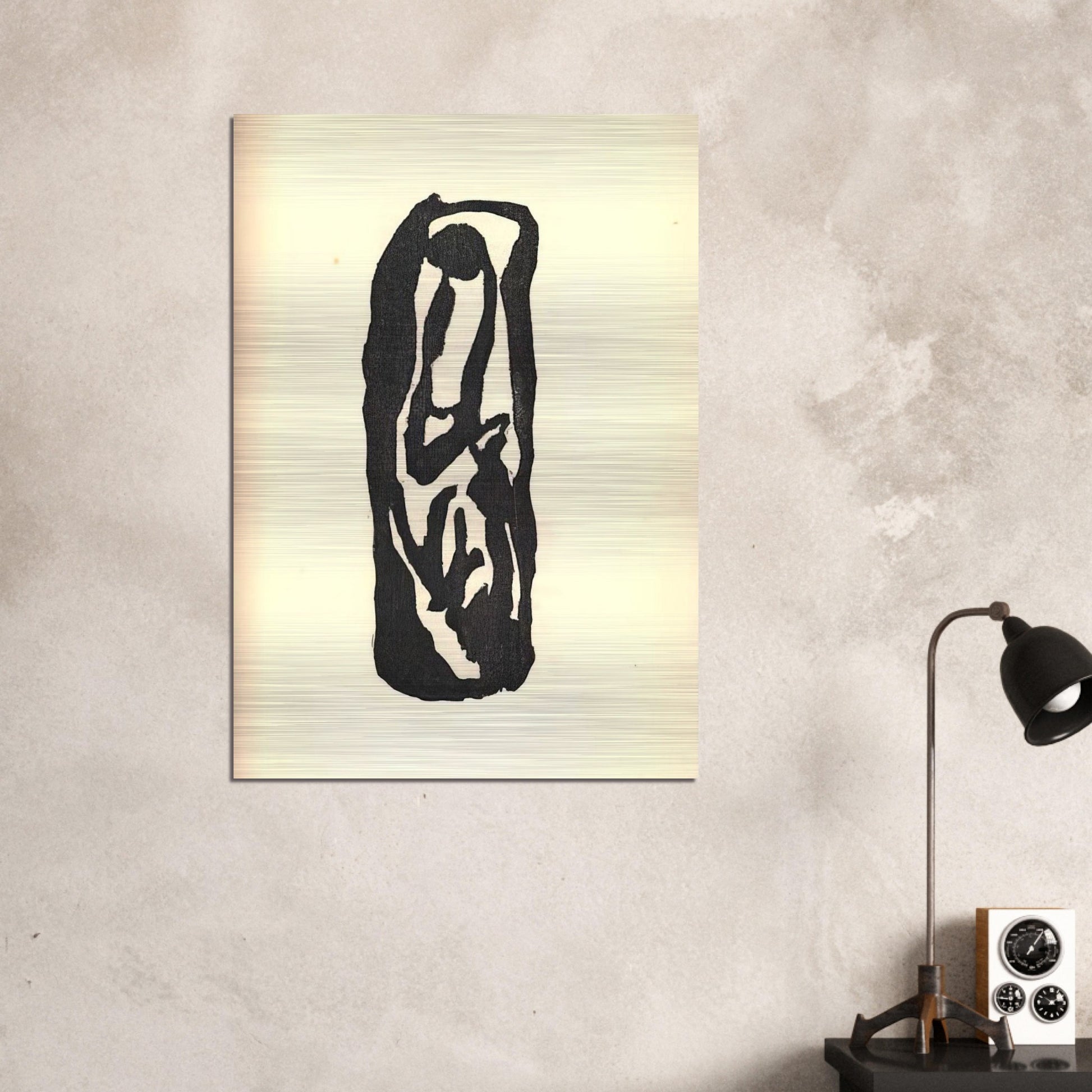 Illustration for Tristan Tzara s Vingt-cinq poèmes - Jean Arp Brushed Aluminum Print - 70x100 cm / 28x40 inches | Jean Arp Aluminum Print | Jean Arp Prints