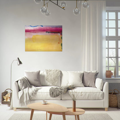 Black-Eyed Susan - 1988 - Helen Frankenthaler Brushed Aluminum Print - 70x100 cm / 28x40 inches | Helen Frankenthaler Aluminum Print | Helen Frankenthaler Prints