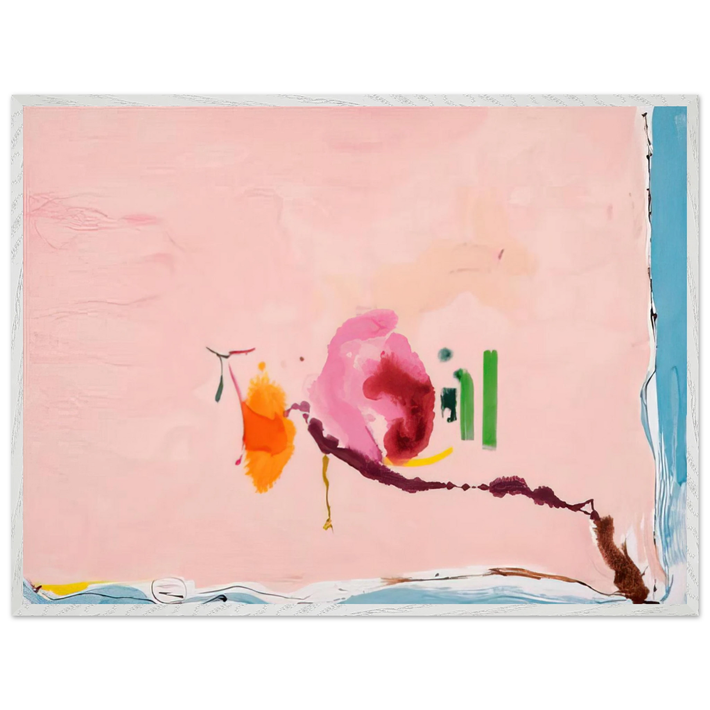 Helen Frankenthaler - Flirt - 1995 Wall art - 45x60 cm / 18x24 inches - Fine Art Poster - -
