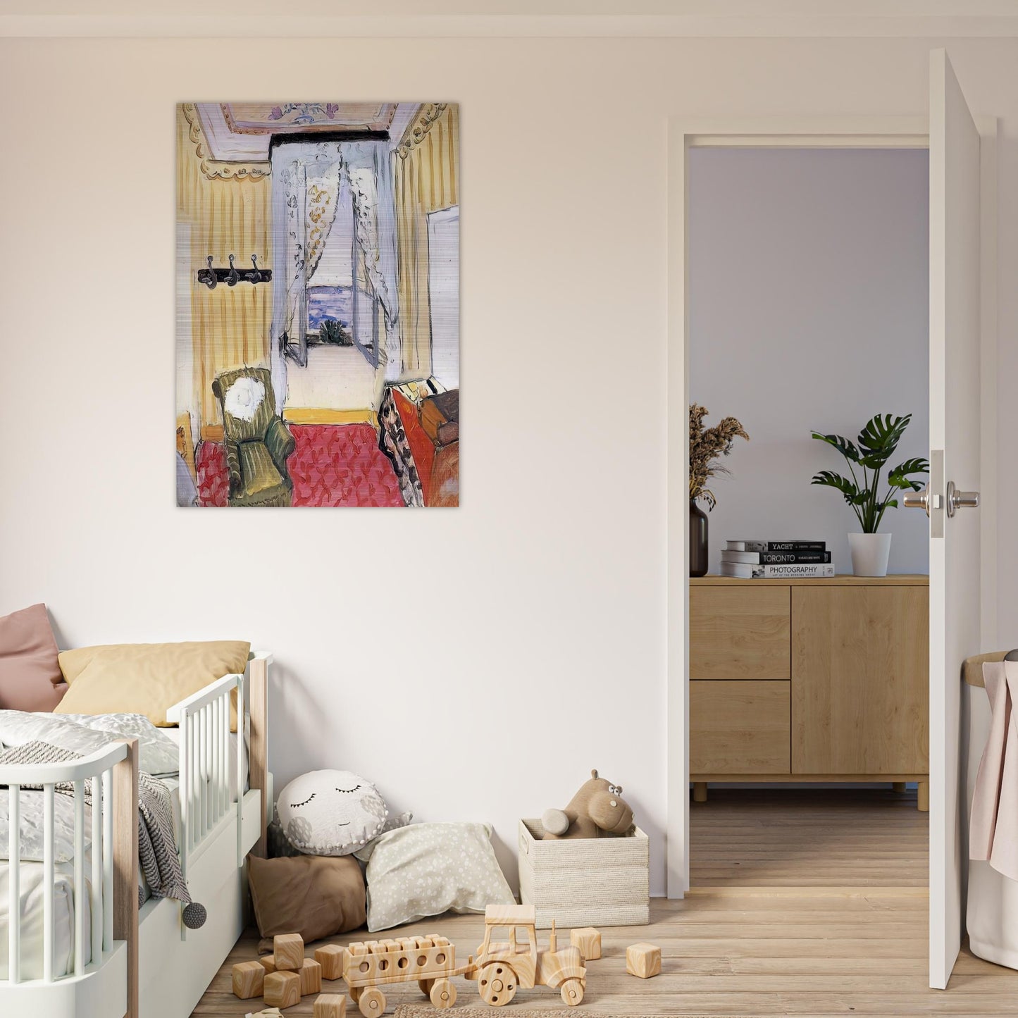 MY ROOM AT THE BEAU RIVAGE 1918 - Henri Matisse Brushed Aluminum Print - 70x100 cm / 28x40 inches | Henri Matisse Aluminum Print | Henri Matisse Prints
