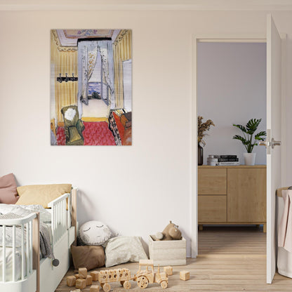MY ROOM AT THE BEAU RIVAGE 1918 - Henri Matisse Brushed Aluminum Print - 70x100 cm / 28x40 inches | Henri Matisse Aluminum Print | Henri Matisse Prints