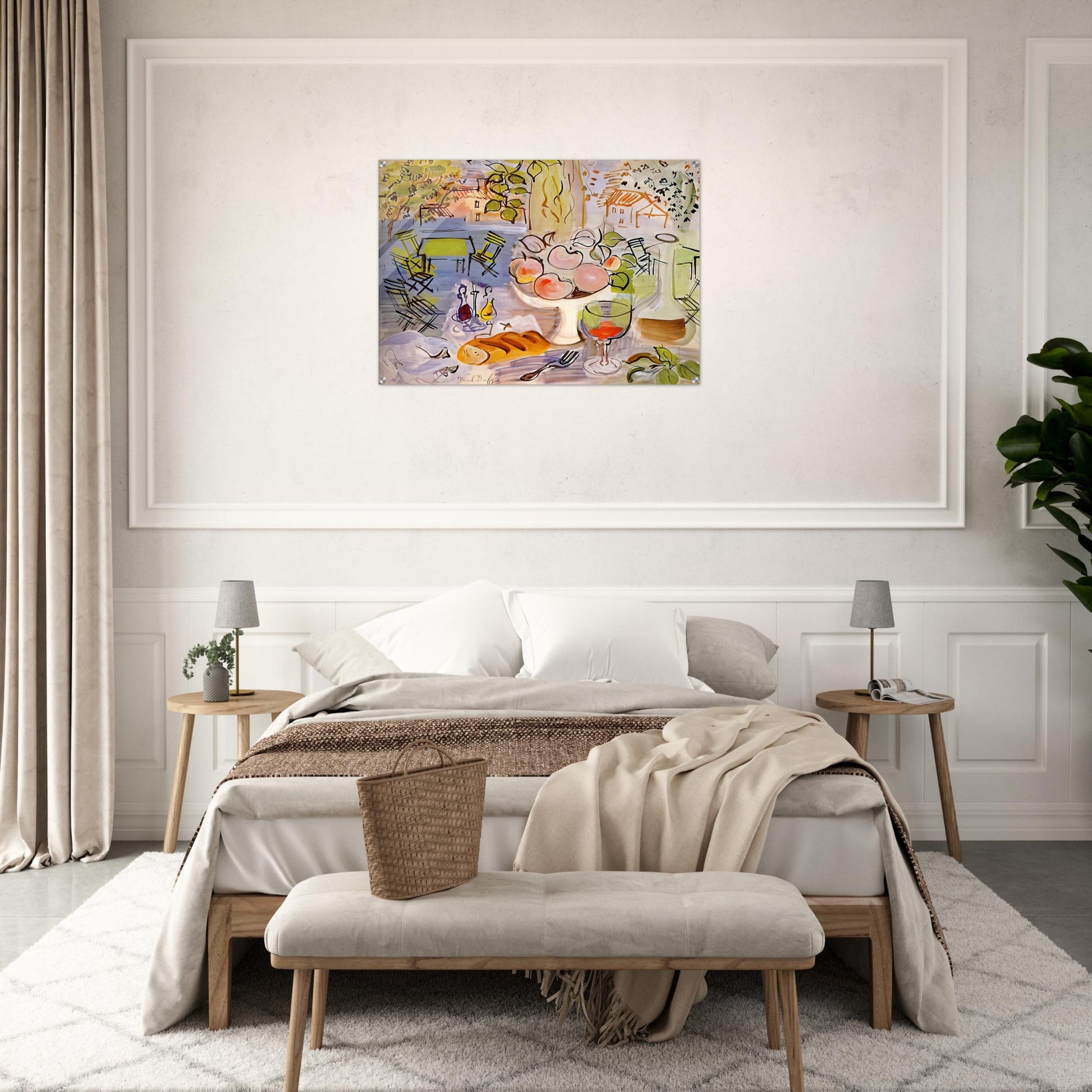 STILL LIFE 1928 - Raoul Dufy Acrylic Print - 70x100 cm / 28x40″ inches | Raoul Dufy Wall Art | Raoul Dufy Prints