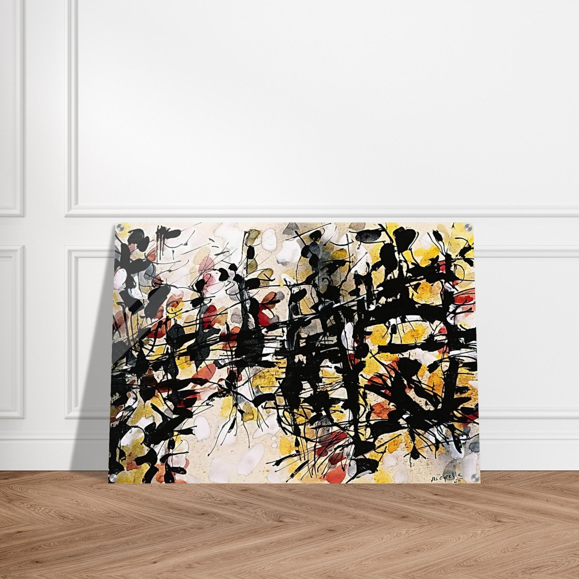 Untitled - Jean-Paul Riopelle Acrylic Print - 70x100 cm / 28x40″ inches