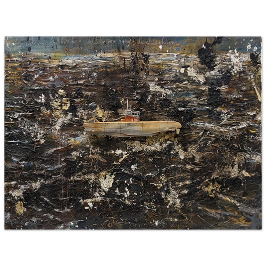 Anselm Kiefer - FOR VELIMIR KHLEBNIKOV THE DOCTRINE OF WAR BATTLES 2010  75x100 cm / 30x40inches Fine Art Poster