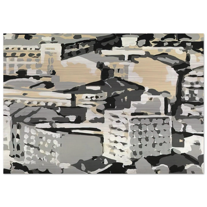 TOWNSCAPE 1969 0 - Gerhard Richter Brushed Aluminum Print - 70x100 cm / 28x40 inches | Gerhard Richter Aluminum Print | Gerhard Richter Prints