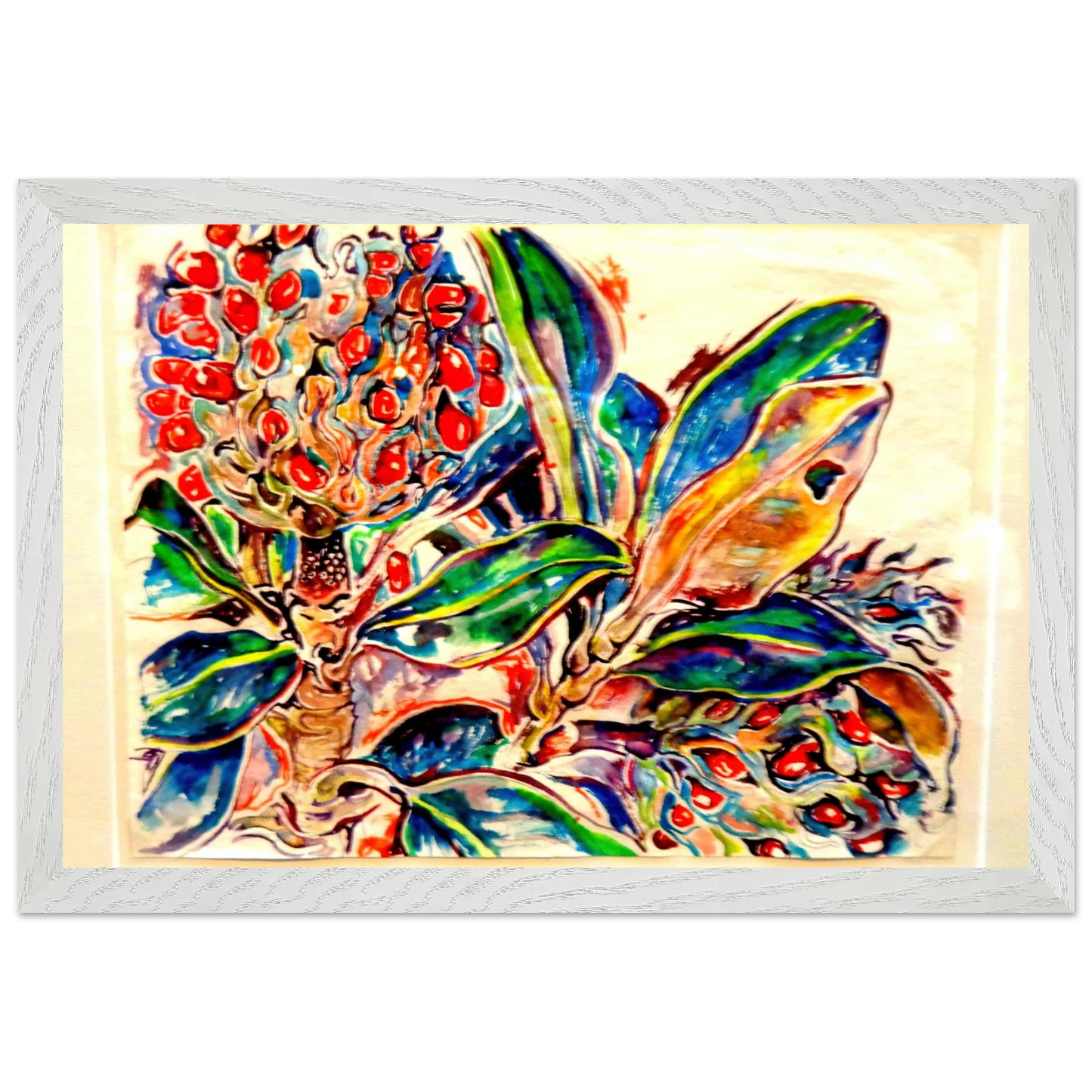 Walter Inglis Anderson - Walter Anderson Wall art - 28x43  cm / XL (11x17 inches) - Premium Wooden Framed Poster With Fine Art Paper-canvas - Wood frame