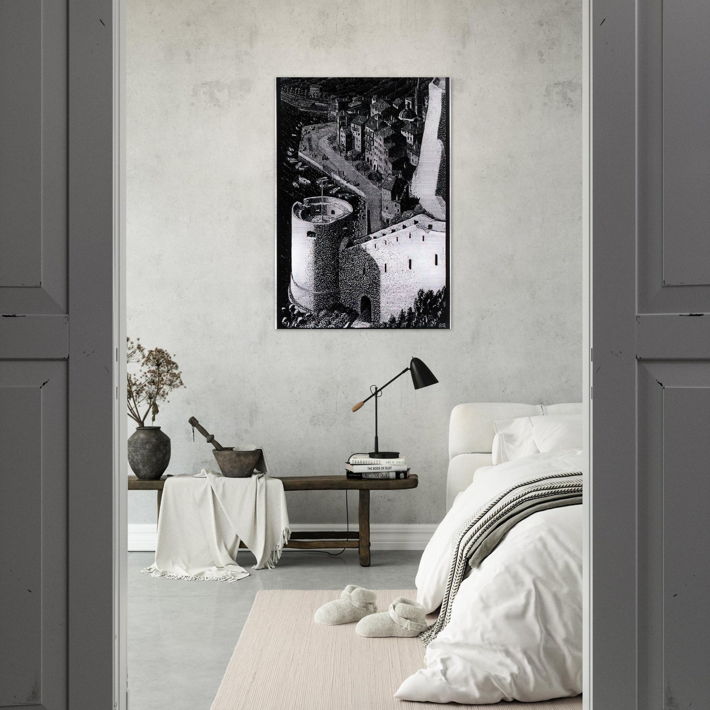 ESCHER (23) - MC Escher Brushed Aluminum Print - 70x100 cm / 28x40 inches | MC Escher Aluminum Print | MC Escher Prints