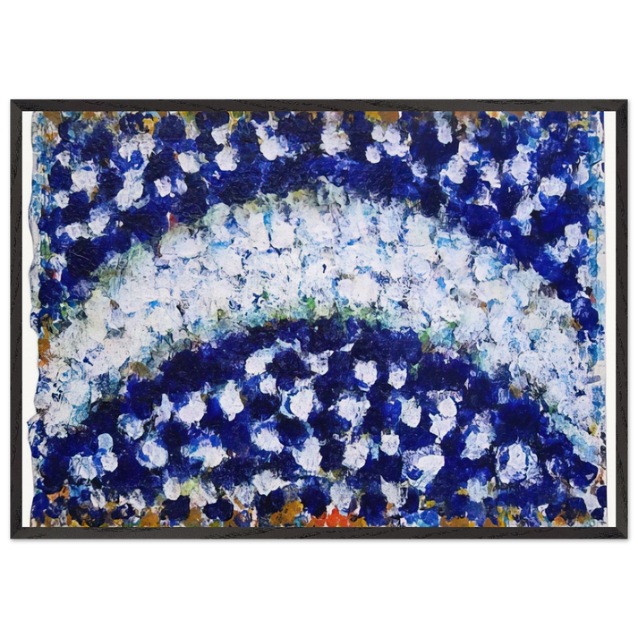 Intensive Crescent - 1985 - Richard Pousette-Dart 70x100 cm / 28x40 inches Framed Art Print – Black Wooden Frame