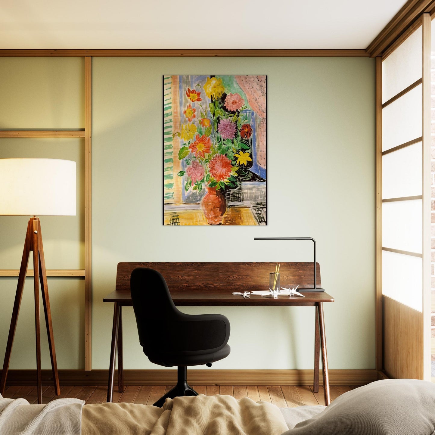 GRAND BOUQUET - Moise Kisling Brushed Aluminum Print - 70x100 cm / 28x40 inches | Moise Kisling Aluminum Print | Moise Kisling Prints